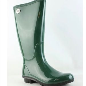 UGG rain boots in green